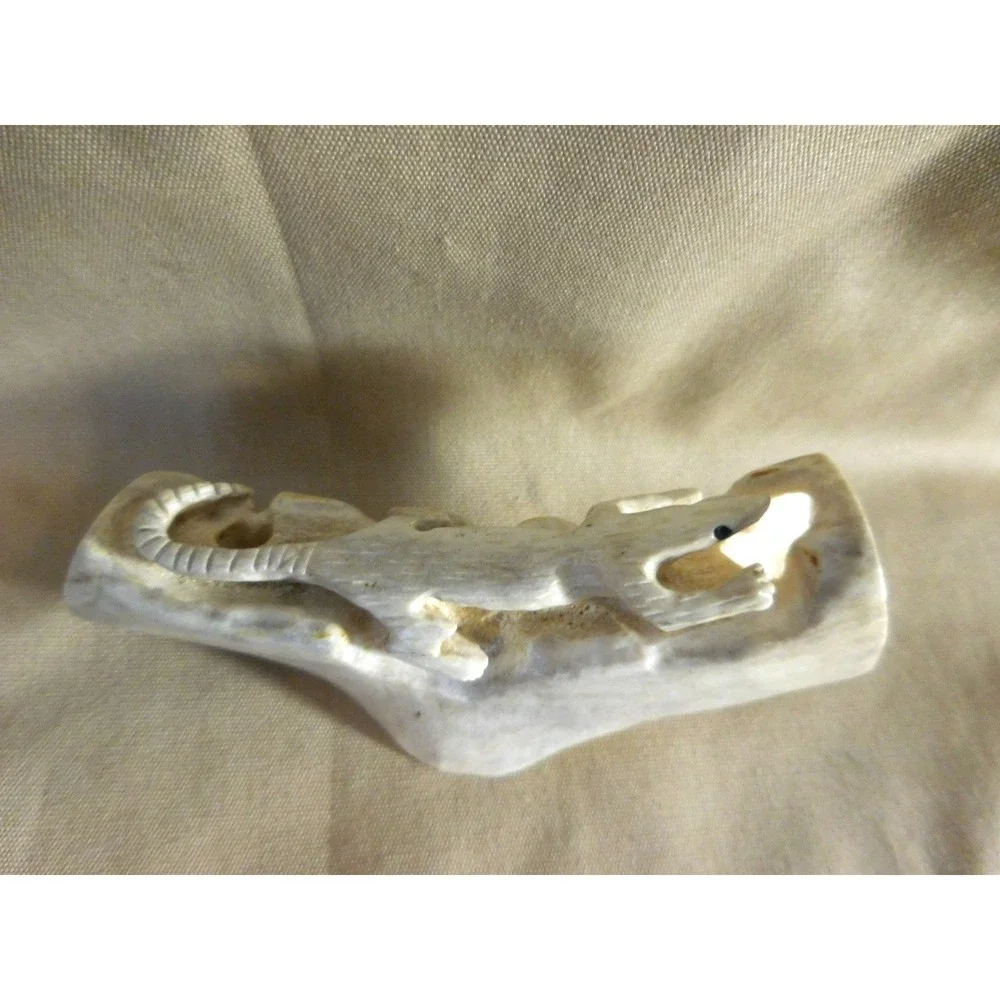 Zuni Native American Pueblo Indian Carved Fetish Lizard Craig Boone #711zzz RARE